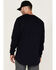 Image #4 - Hawx Men's FR Flag Logo Graphic Long Sleeve Work T-Shirt , Navy, hi-res