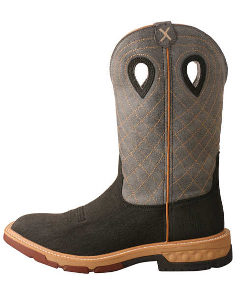 Image #3 - Twisted X Men's Brown CellStretch Western Boots - Broad Square Toe, Brown, hi-res