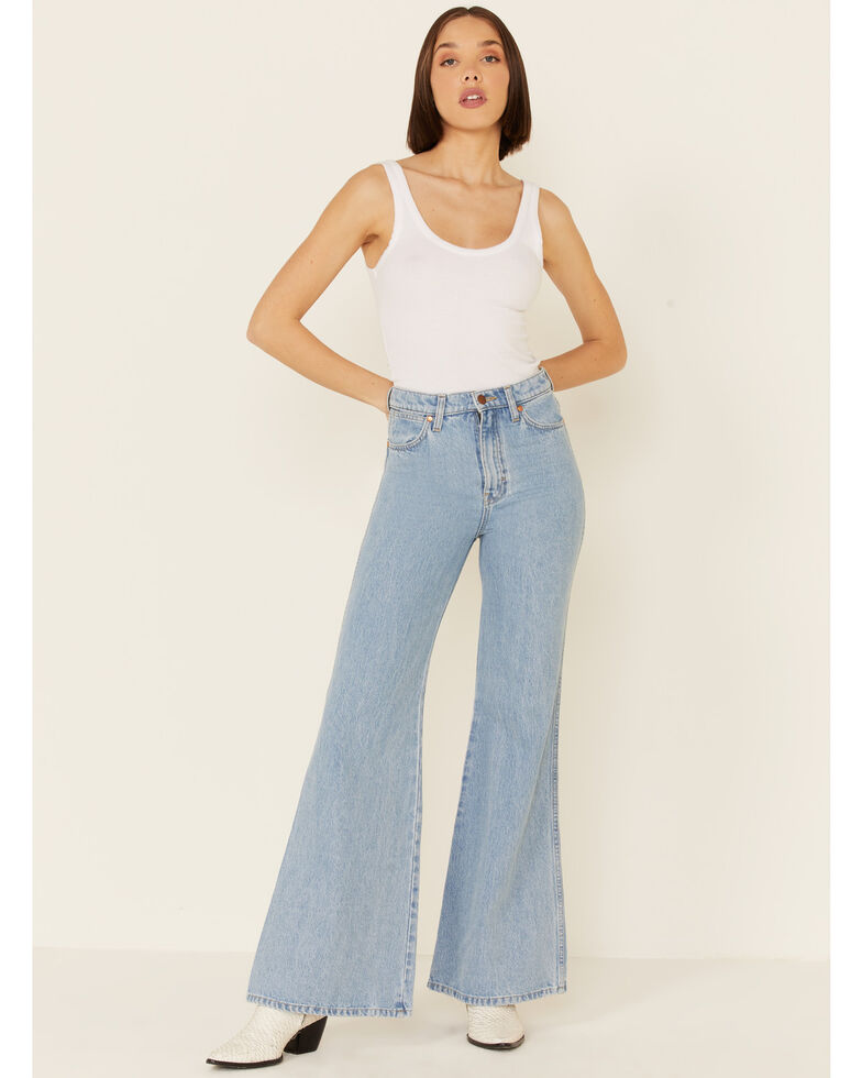 Wrangler Women S Wanderer Flare Jeans Sheplers Wrangler women's rodeo striped wanderer flare jeans. sheplers