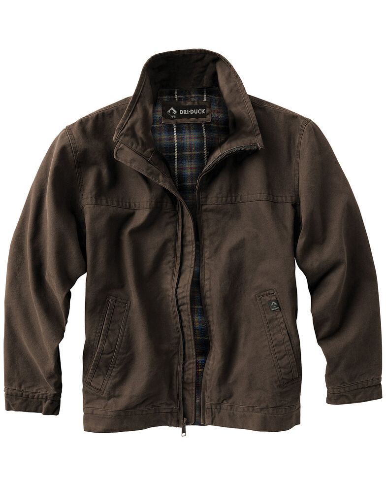 Dri Duck Men's Maverick Work Jacket , Brown, hi-res