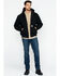 Image #5 - Carhartt Men's Duck Active Zip Front Work Jacket, Black, hi-res