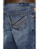 Image #4 - Cinch Boys' Medium Wash Relaxed Straight Jeans, , hi-res