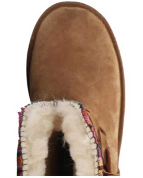 Image #6 - Lamo Footwear Kids' Wrangler Boots - Round Toe , Chestnut, hi-res