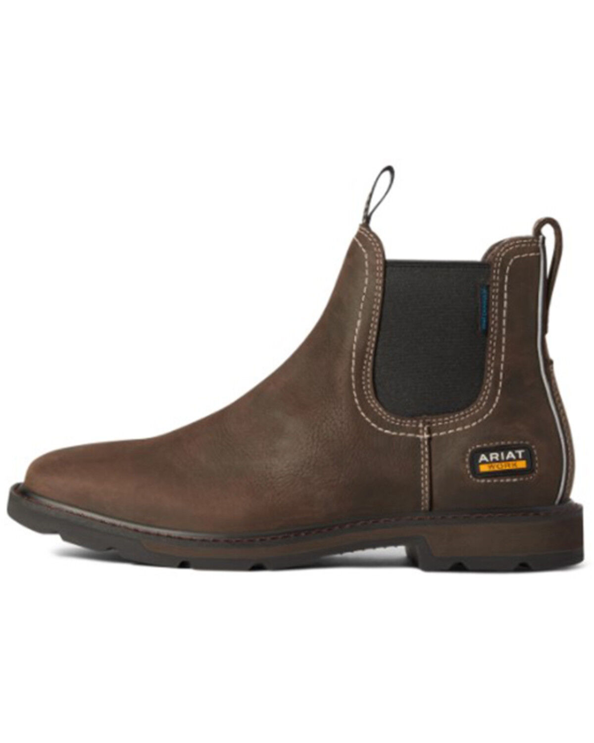 Image #2 - Ariat Men's Groundbreaker Chelsea H20 Work Boot - Broad Square Toe, , hi-res