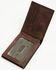 Image #2 - Cody James Men's Southwestern Bifold Leather Wallet, Dark Brown, hi-res