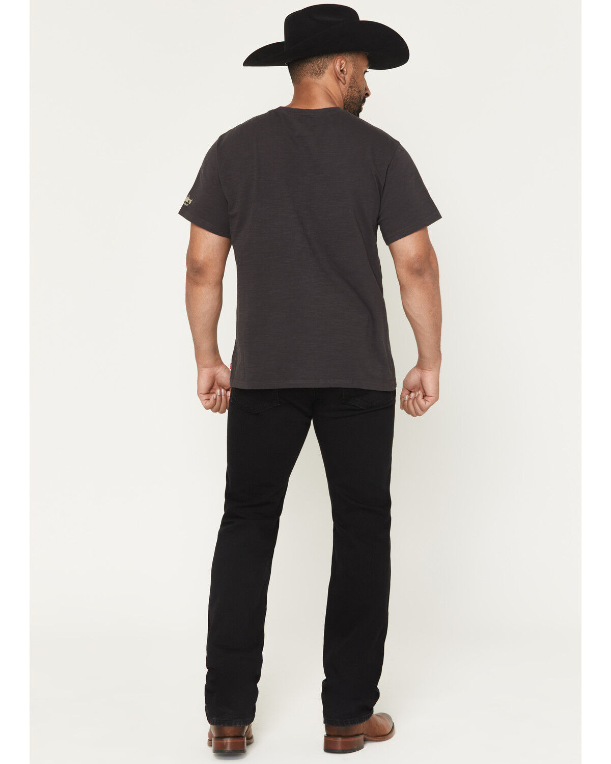 Image #3 - Levi's Men's 557® Straight Denim Jeans, Black, hi-res
