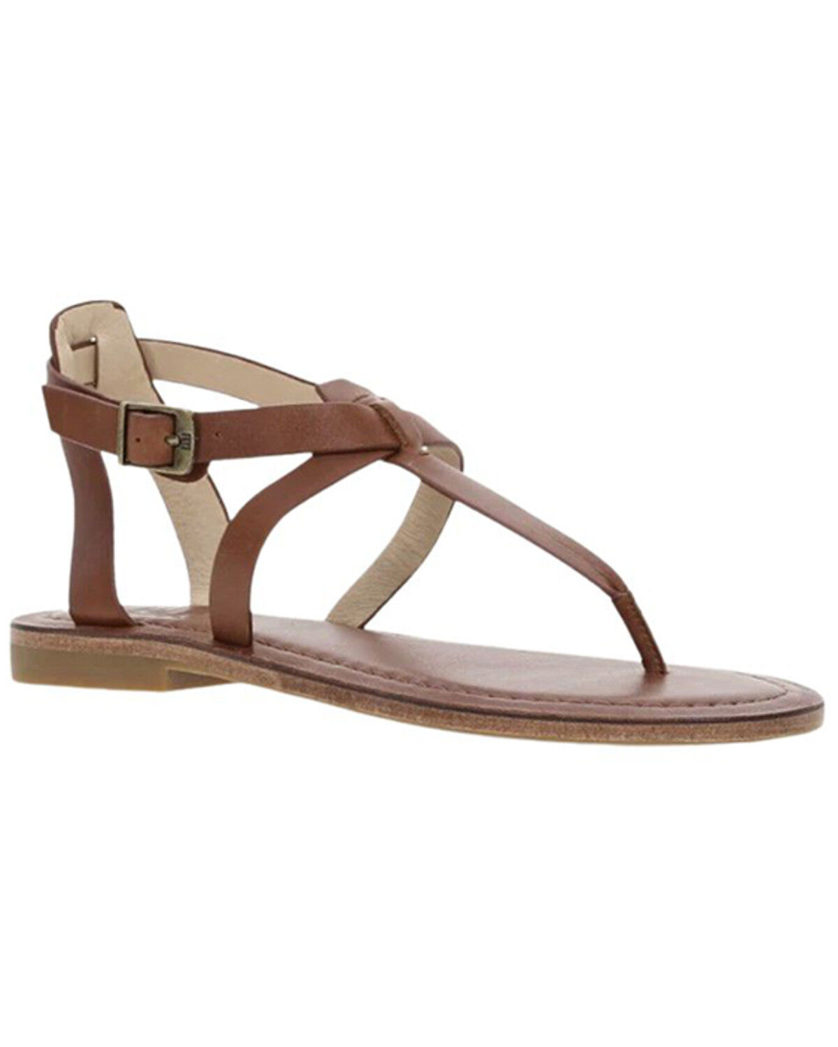 Image #1 - Frye Women's Taylor Leather Sandals, Brown, hi-res
