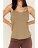 Shyanne Women's Cross Front Jersey Tank Top, Sage, hi-res