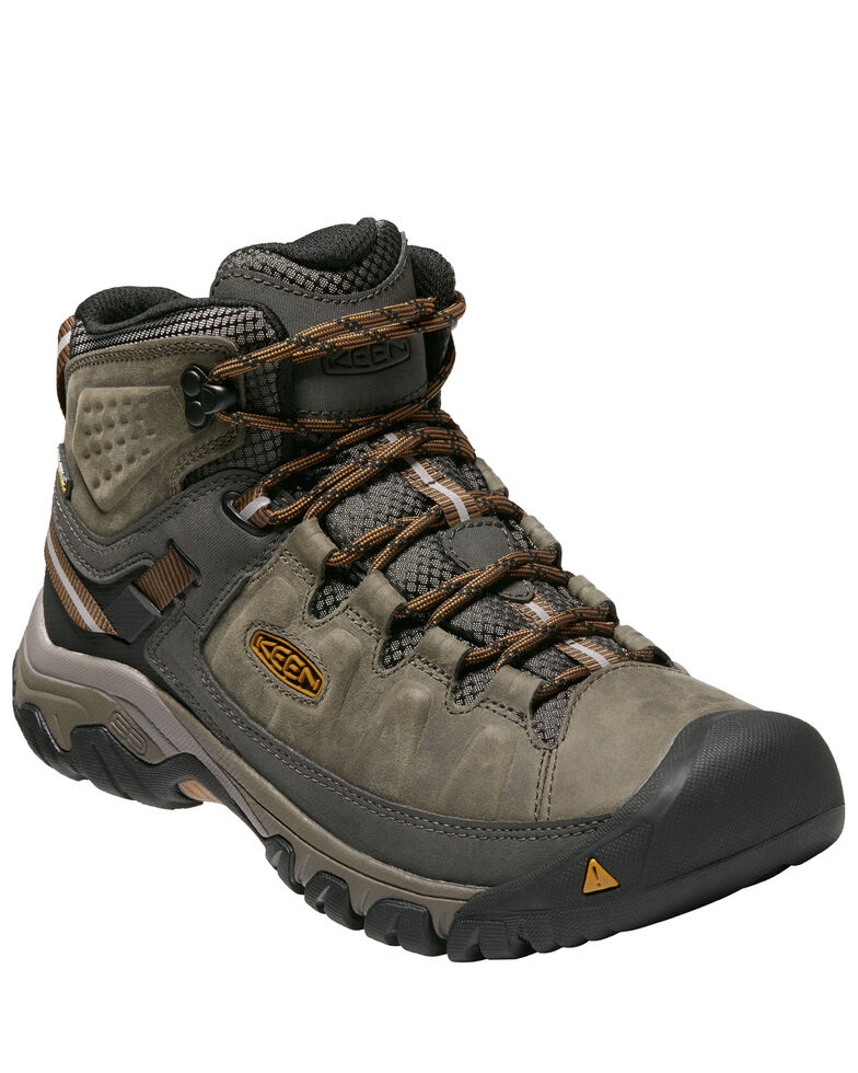 Keen Men's Targhee III Waterproof Hiking Boots - Soft Toe, Brown, hi-res