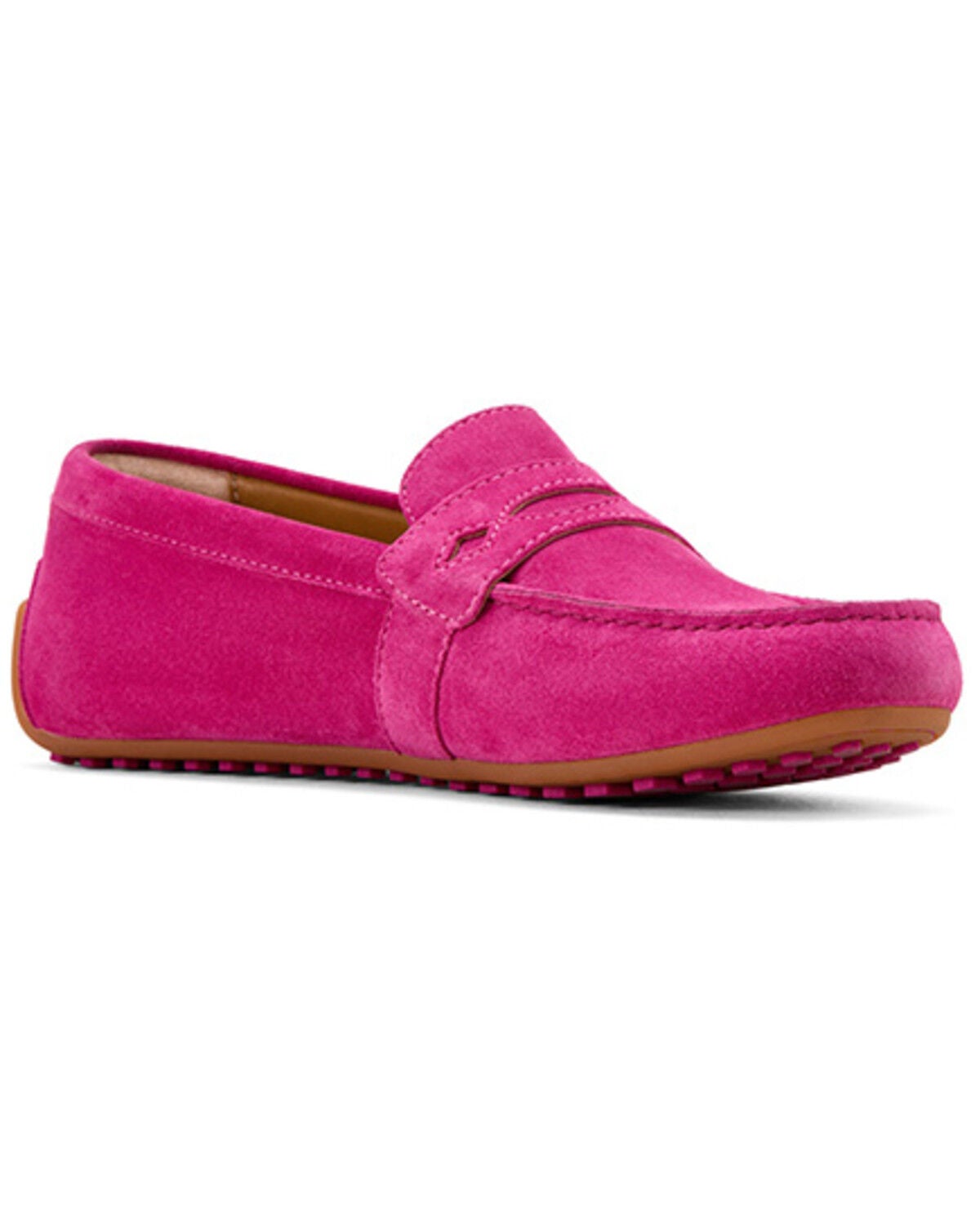 Ariat Women's Selene Casual Driving Shoes - Moc Toe, Pink, hi-res