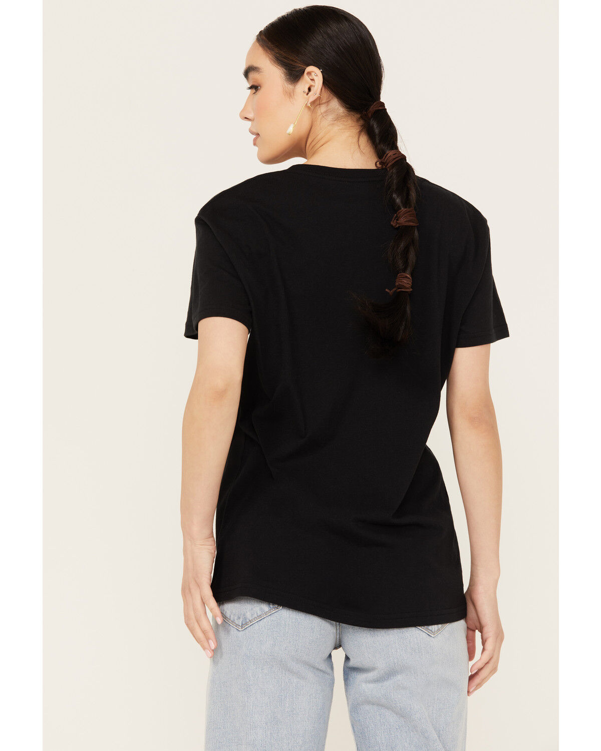 Image #4 - Wrangler Women's Desert Scene Short Sleeve Graphic Tee, Black, hi-res