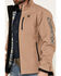 Image #3 - Cinch Men's Southwestern Striped Print Bonded Softshell Jacket - Big , Brown, hi-res