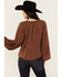 Image #4 - Shyanne Women's Washed Satin Tunic Blouse , Medium Brown, hi-res