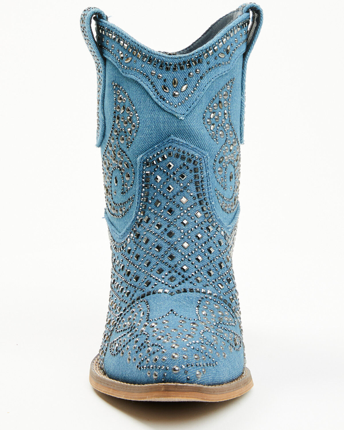 Image #4 - Very G Women's Show Off Fashion Booties - Round Toe, Blue, hi-res