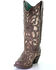 Image #6 - Corral Women's Metallic Inlay Western Boots - Snip Toe, Brown, hi-res