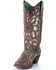 Corral Women's Metallic Inlay Western Boots - Snip Toe, Brown, hi-res