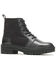 Image #2 - Harley Davidson Women's Valene Canvas 5" Lace-Up Moto Boots - Round Toe , Black, hi-res