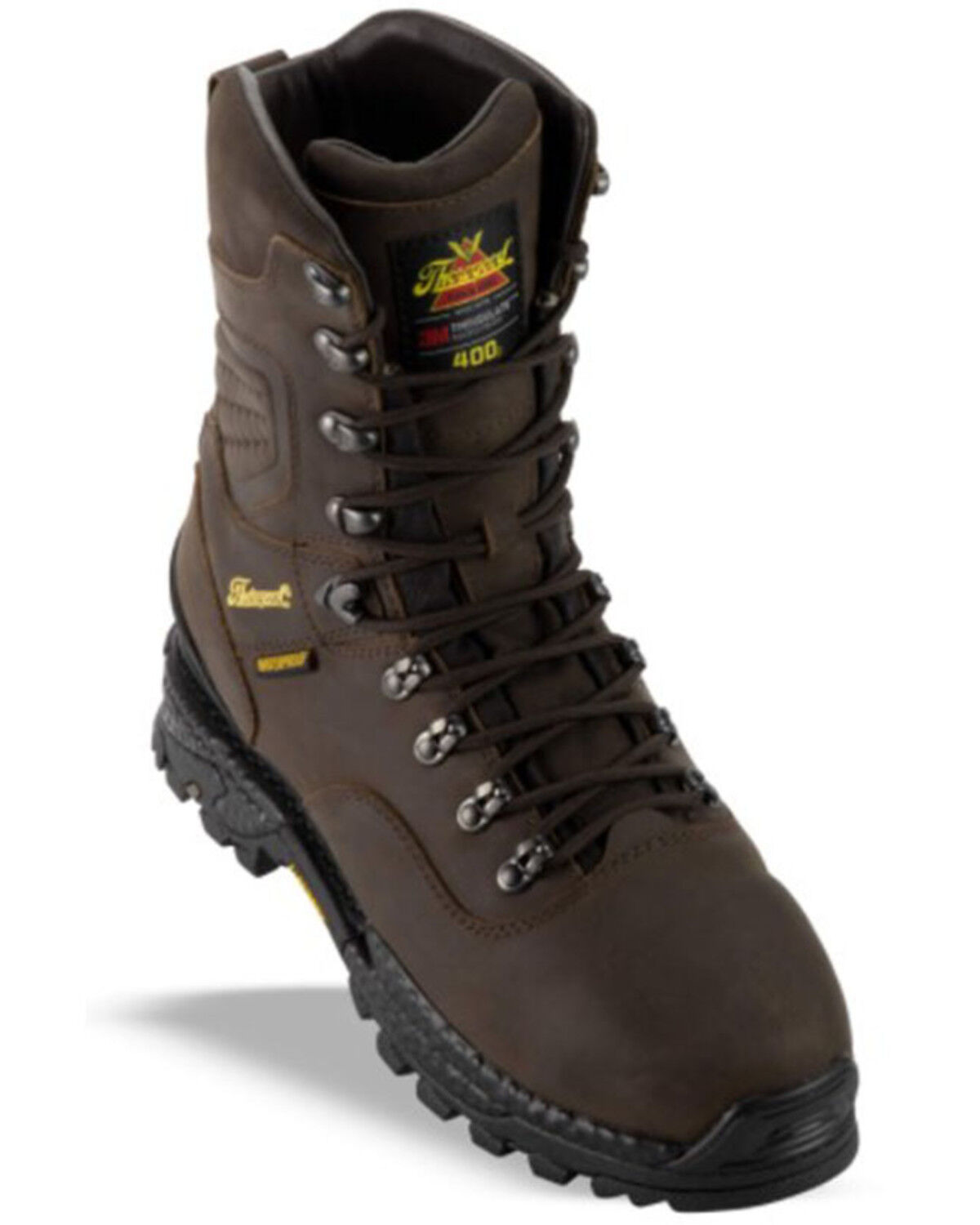 Image #1 - Thorogood Men's Infinity Waterproof Work Boots - Soft Toe, Brown, hi-res