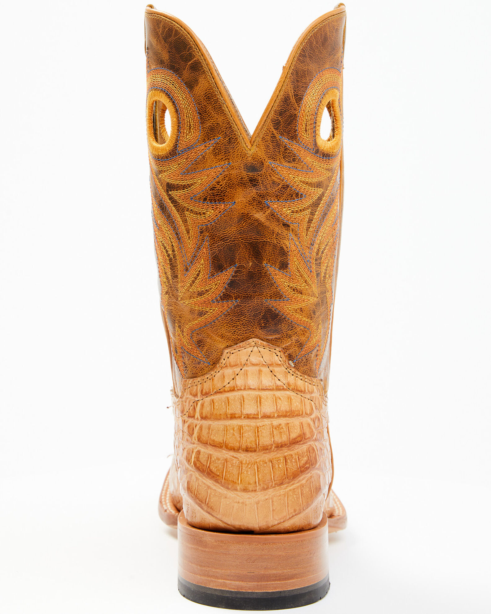 Image #5 - Cody James Men's Exotic Caiman Belly Western Boots - Broad Square Toe, Tan, hi-res