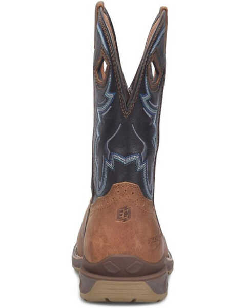 Image #5 - Double H Men's Geddy Waterproof Western Work Boots - Composite Toe , Brown, hi-res