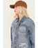 Cleo + Wolf Women's Astoria Denim Shacket, Medium Wash, hi-res