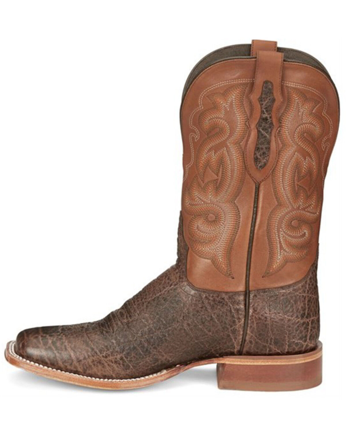 Image #3 - Tony Lama Men's Rowel Safari Cowhide Leather Western Boots - Square Toe, Brown, hi-res