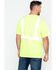 Image #2 - Hawx Men's Short Sleeve Reflective Work Tee - Big & Tall, Yellow, hi-res