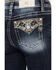 Image #2 - Miss Me Women's Dark Wash Mid Rise Bootcut Stretch Denim Jeans, , hi-res