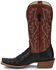 Image #3 - Tony Lama Men's Rylen Full Quill Ostrich Exotic Western Boots - Square Toe, Black, hi-res