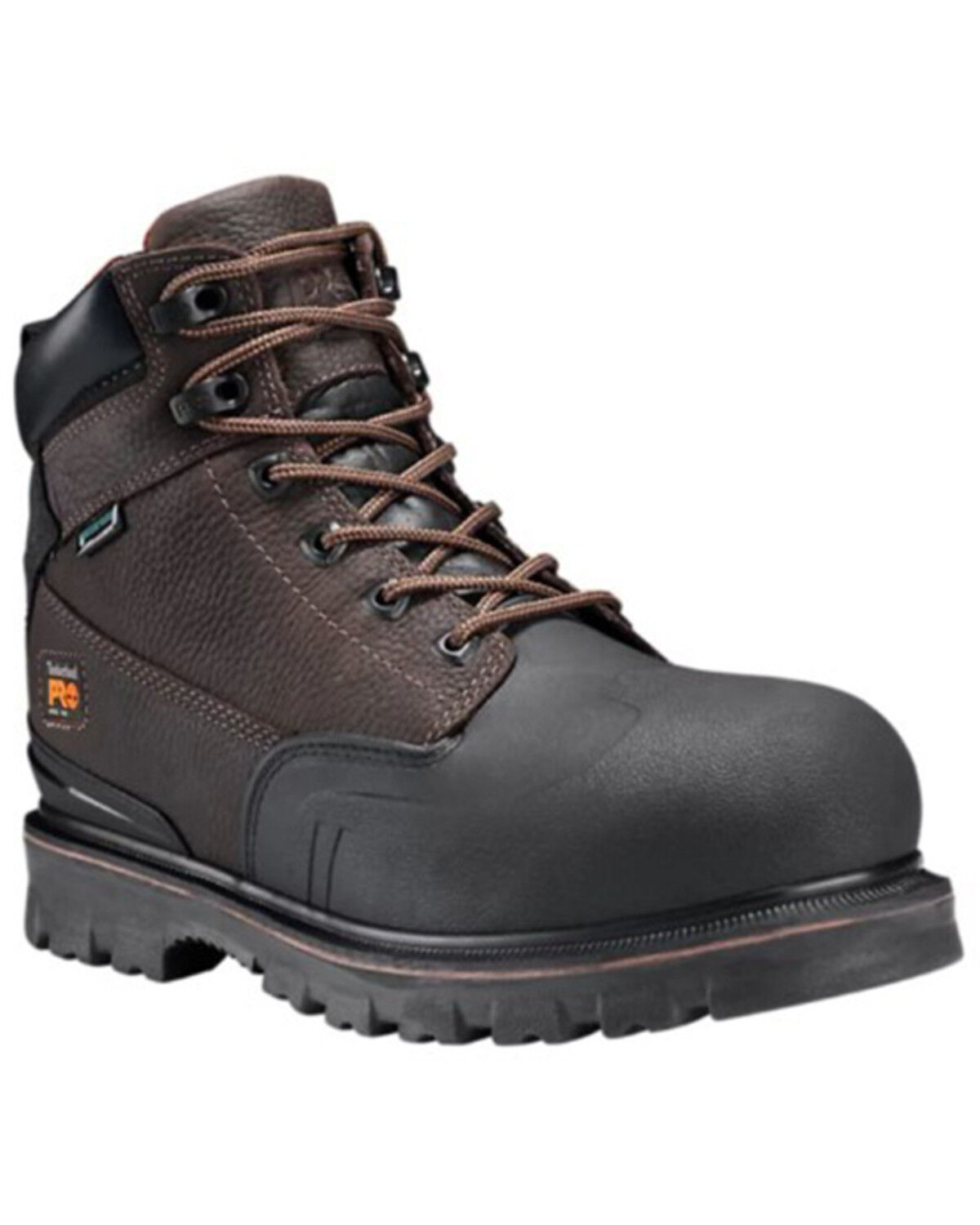 Image #1 - Timberland PRO Men's 6" Rigmaster XT Waterproof Work Boots - Steel Toe, Dark Brown, hi-res