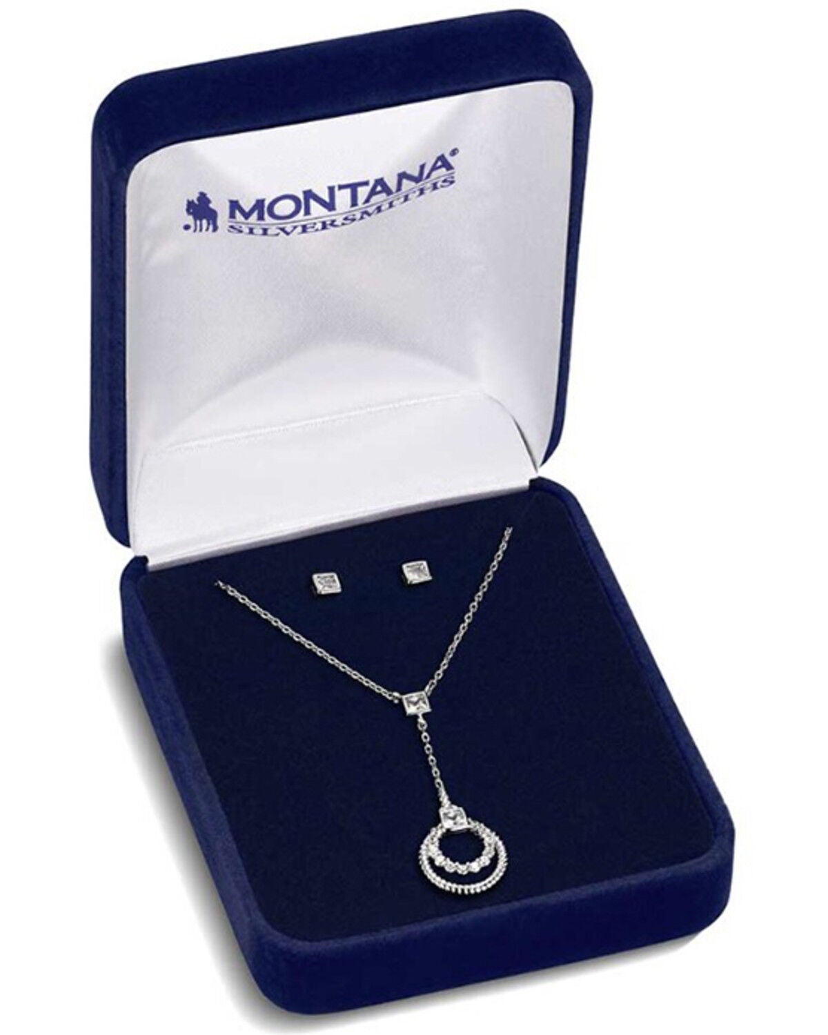 Image #3 - Montana Silversmiths Women's Twilight Riata Jewelry Set - 3 Piece, Silver, hi-res