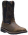 Image #1 - Wolverine Men's Rancher Waterproof Western Work Boots - Soft Toe, Black, hi-res