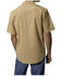 Image #4 - Kimes Ranch Men's MC Cooper Plaid Print Short Sleeve Button-Down Stretch Performance Shirt, Gold, hi-res
