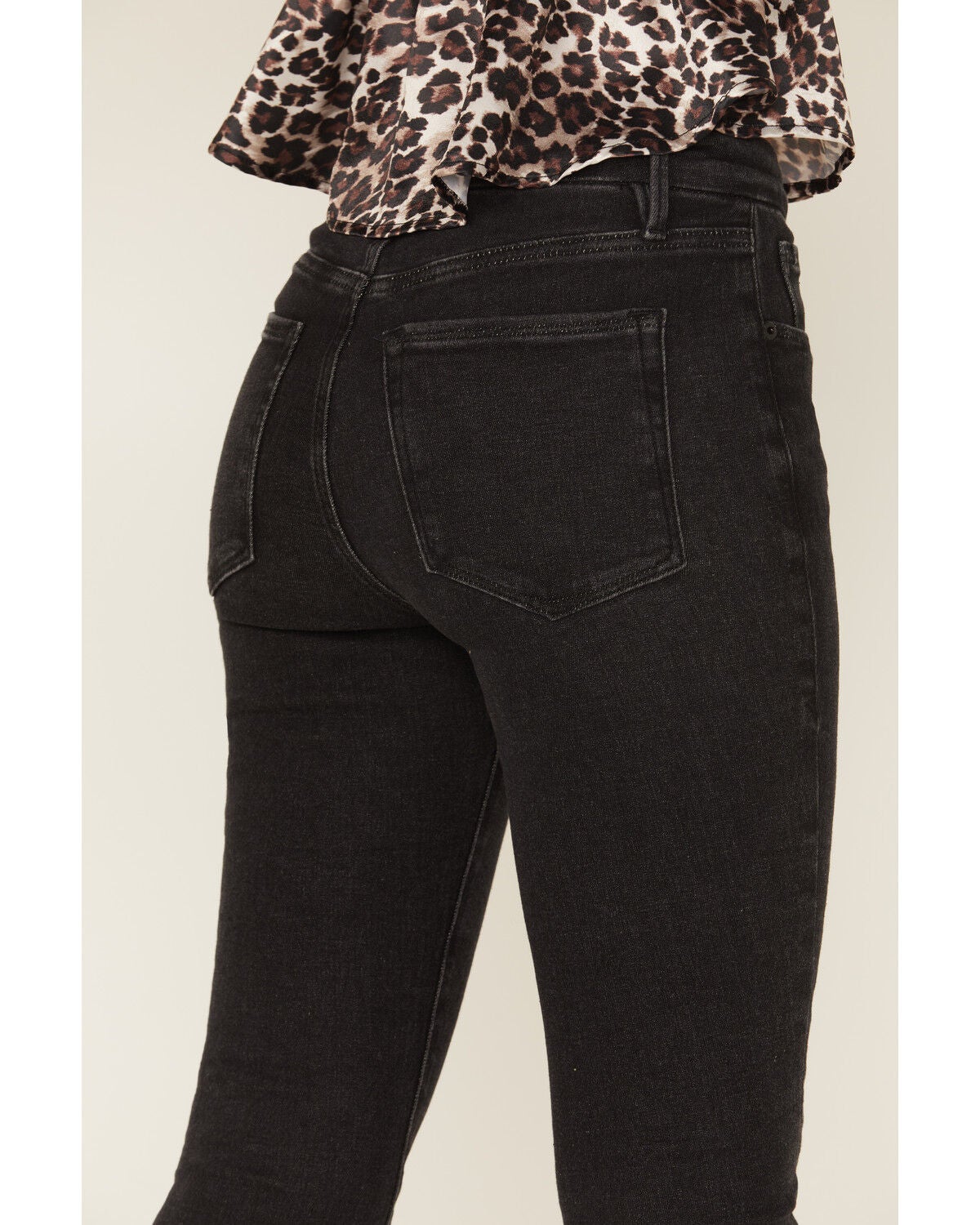 Image #4 - Good American Women's Good Legs High Rise Skinny Stretch Denim Jeans, Black, hi-res