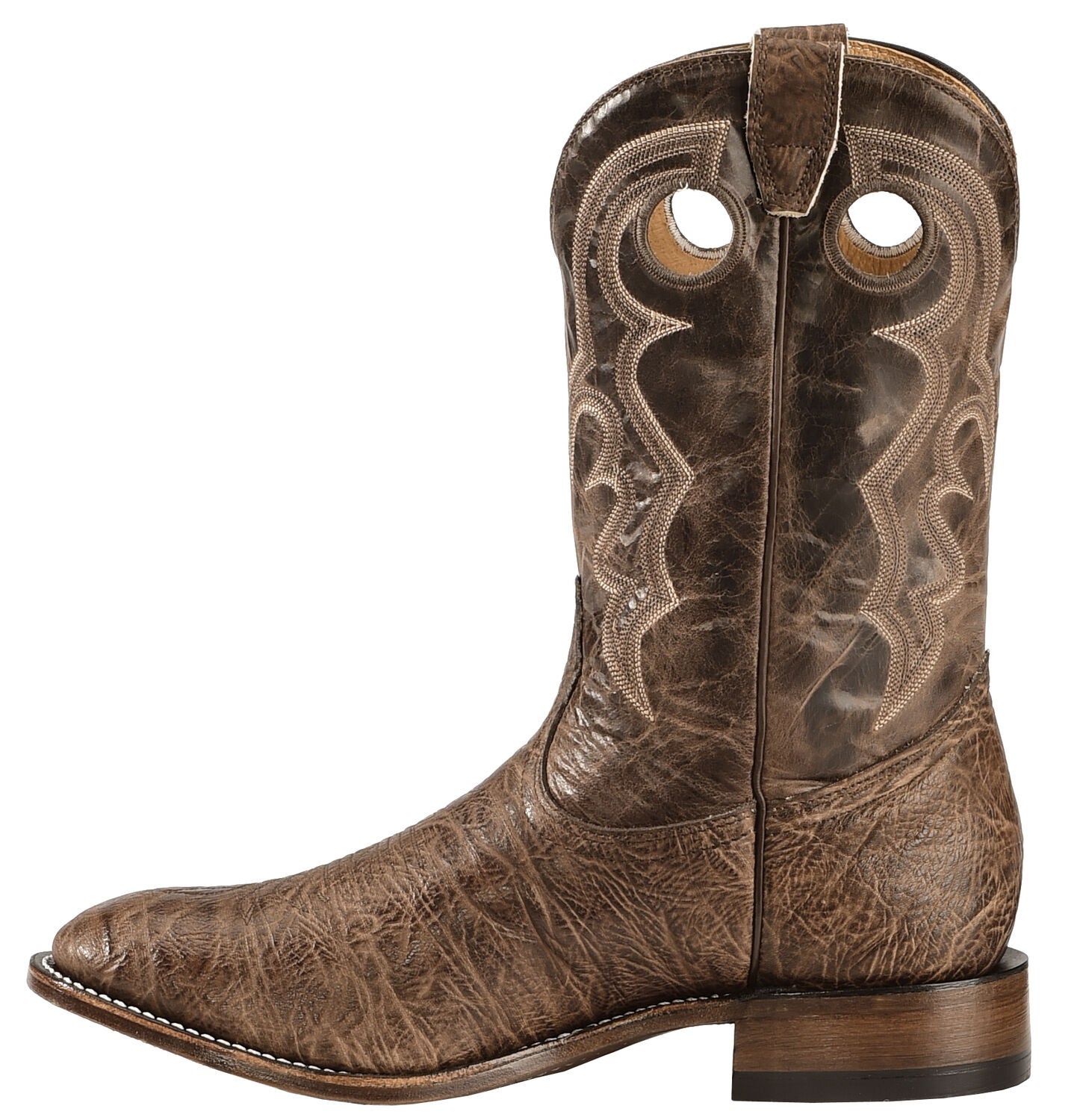 Image #3 - Boulet Super Roper Cowboy Boots - Round Toe, Walnut, hi-res