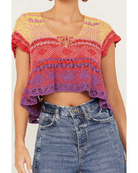 Image #3 - Free People Women's Lily Sweater Tee, Multi, hi-res