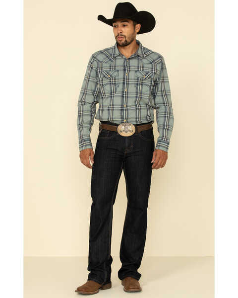 Image #5 - Cody James Men's Roadhouse Dark Rigid Relaxed Bootcut Jeans , , hi-res