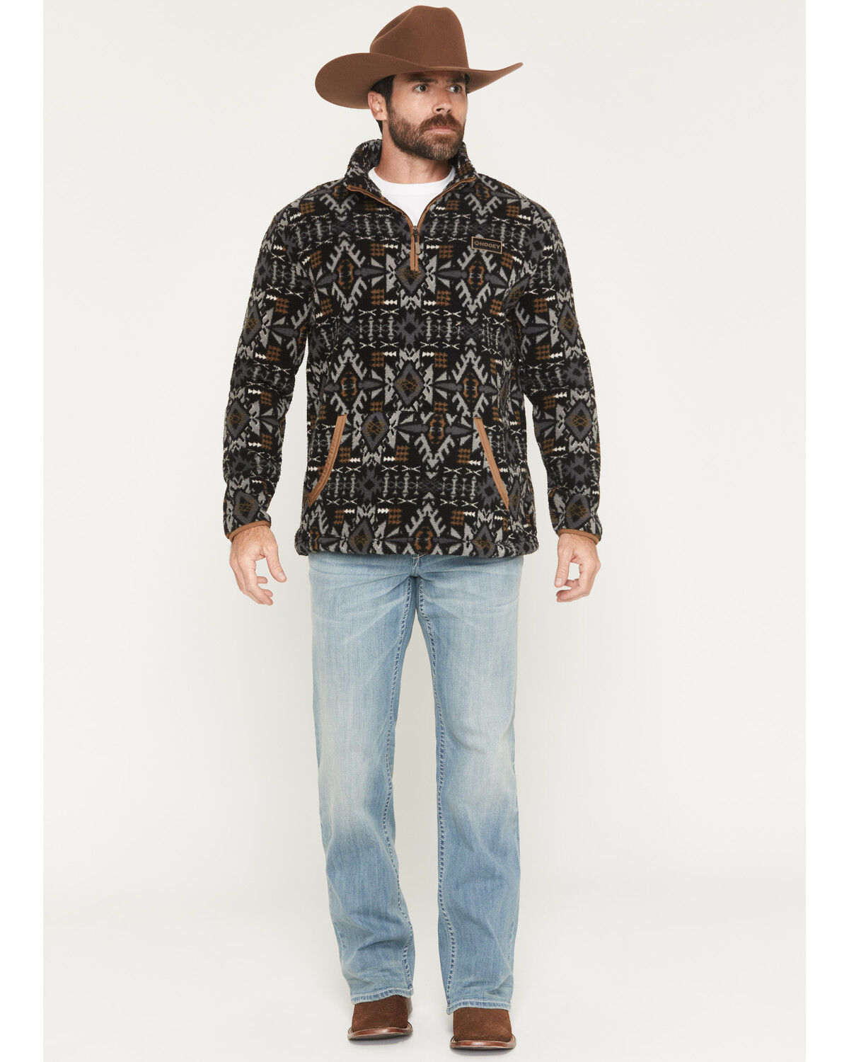 Image #1 - Cody James Men's Crocket Wash Duke Relaxed Bootcut Stretch Denim Jeans, Medium Wash, hi-res