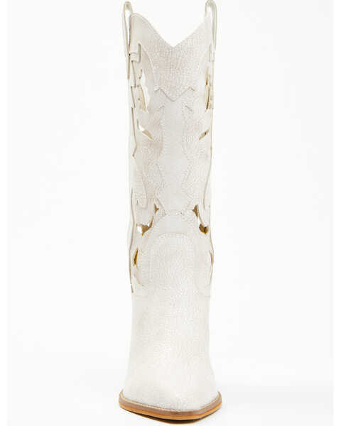 Image #4 - Matisse Women's Alice Western Boots - Snip Toe , White, hi-res
