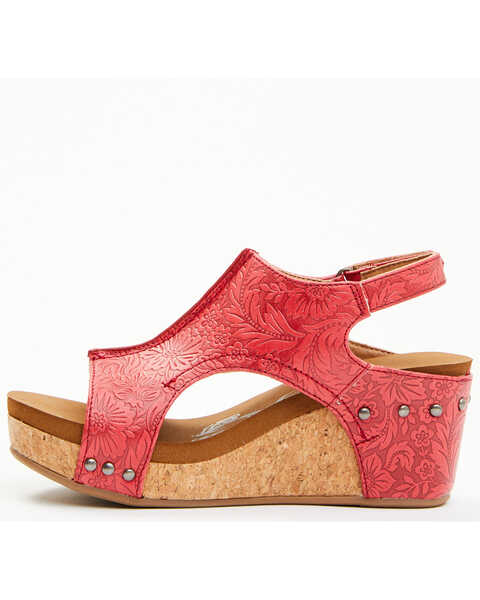 Image #3 - Very G Women's Isabella Sandals , Red, hi-res