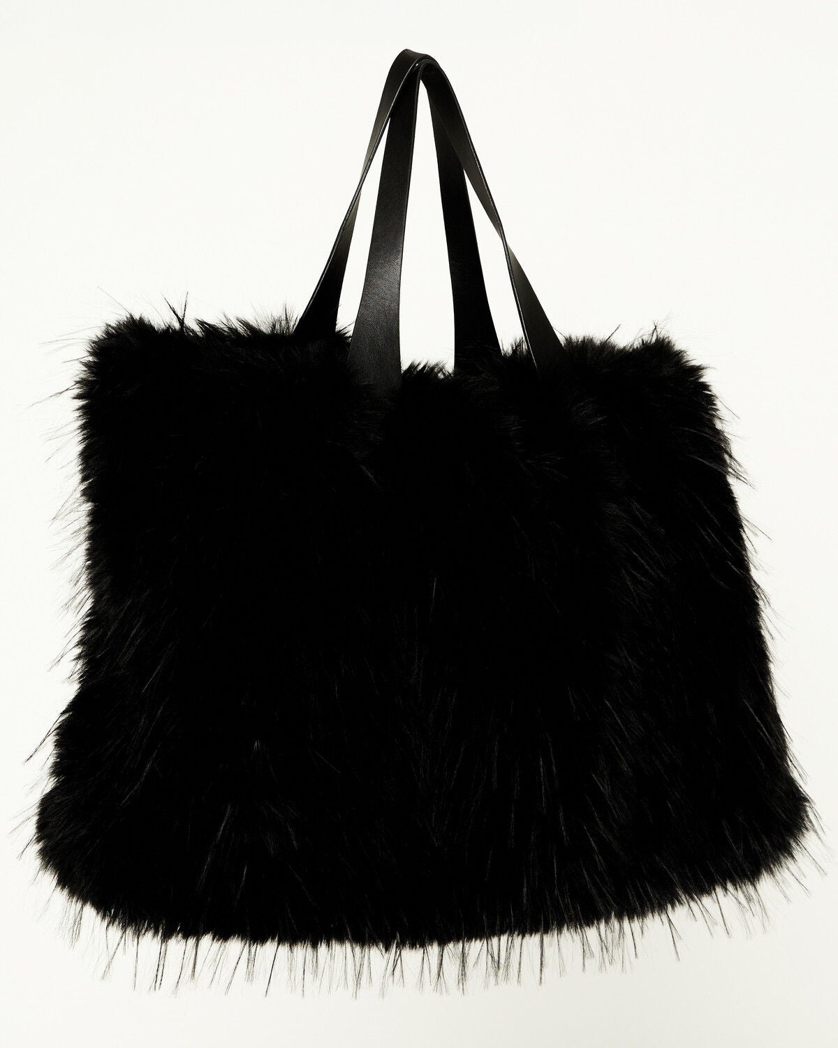 Image #2 - Azalea Wang Women's Confidante Faux Fur Bag, Black, hi-res