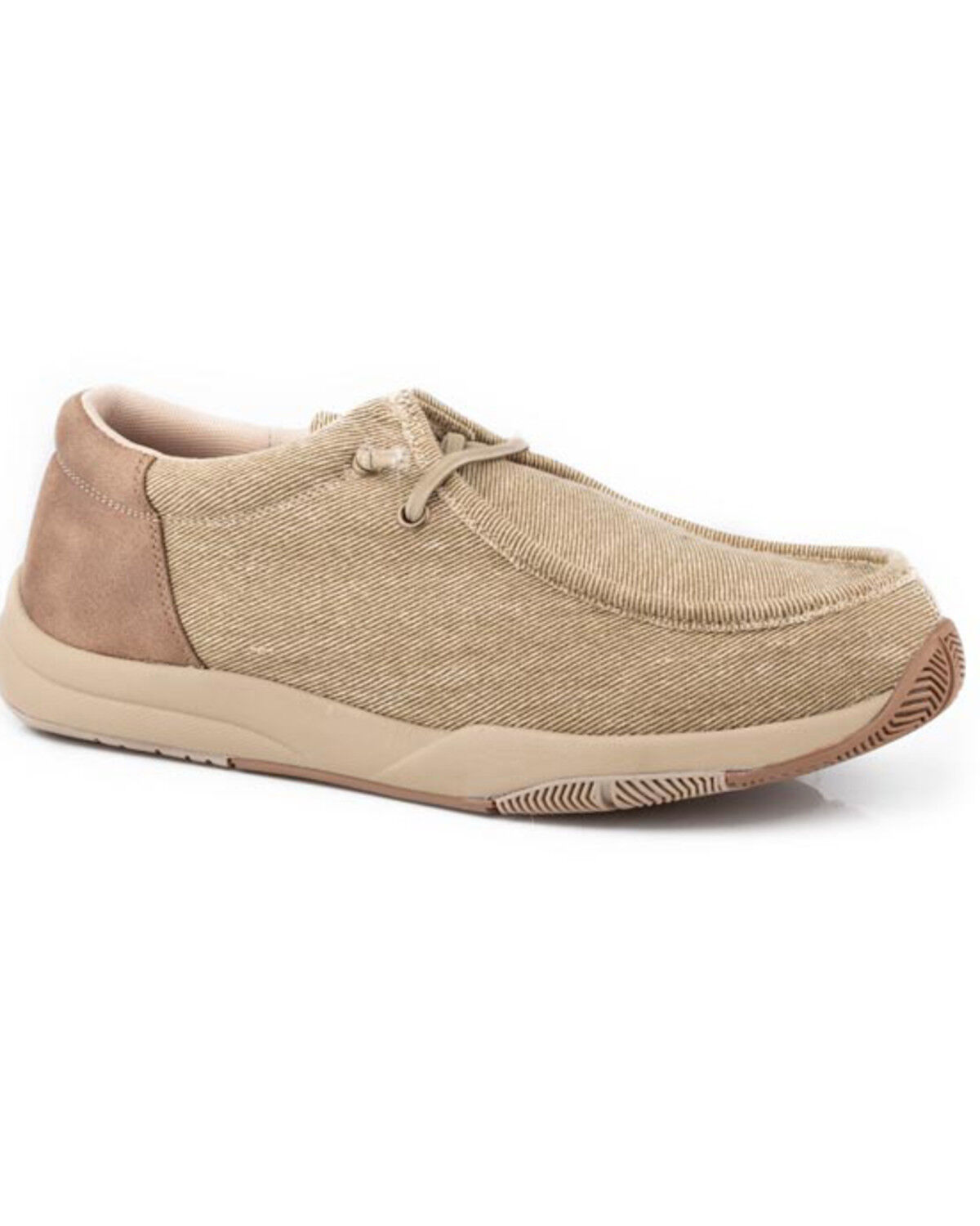 Image #1 - Roper Men's Clearcut Low Casual Shoes - Moc Toe, Tan, hi-res