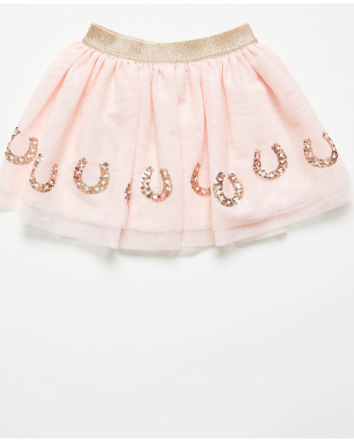 Image #1 - Angel Dear Toddler Girls' Horseshoe Tutu Skirt, Pink, hi-res