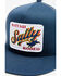 Image #2 - Salty Rodeo Men's Chute Boss Trucker Cap, Blue, hi-res