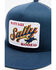 Image #2 - Salty Rodeo Men's Chute Boss Trucker Cap , Blue, hi-res