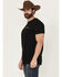 Image #4 - Ariat Men's Big Sky Freedom Short Sleeve Graphic T-Shirt, Black, hi-res