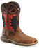 Image #1 - Double H Men's 11" Purge Waterproof Work Boots - Composite Toe, Brown, hi-res