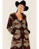 Image #2 - Circle S Women's Southwestern Blanket Hooded Duster, , hi-res