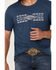 Image #3 - Cody James Men's American Native Logo Short Sleeve T-Shirt, Navy, hi-res