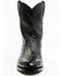 Image #4 - Cody James Black 1978® Men's Carmen Exotic Full-Quill Ostrich Roper Boots - Round Toe, Black, hi-res